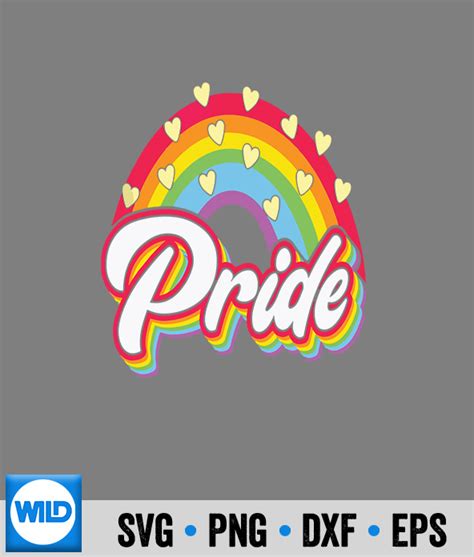 Lgbt SVG Lgbtq Gay Pride Month Lgbt Rainbow Flag Retro Vintage SVG WildSvg