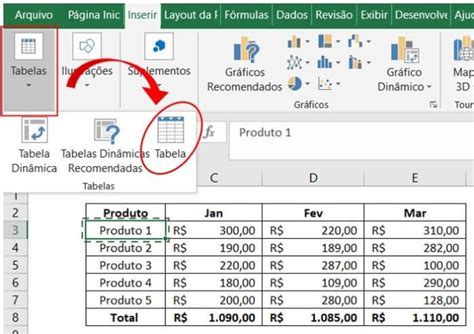 Como Fazer E Usar Uma Tabela No Excel