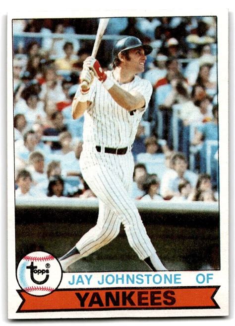 1979 Topps Burger King New York Yankees Jay Johnstone New York Yankees