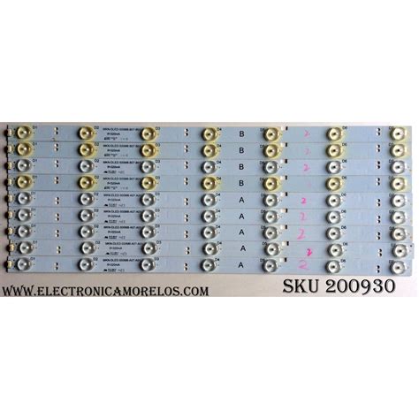KIT DE LED PARA TV / POLAROID MKN-DLED-500M8-A07-A01 / IF=320mA ...