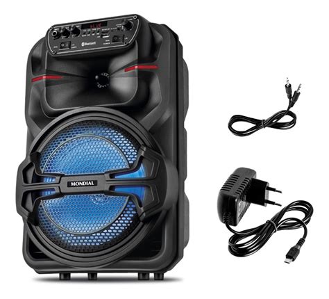 Caixa De Som Mondial Amplificada Bivolt 200w Rms Bluetooth Mercado Livre