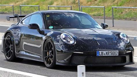 Refreshed Porsche 911 Gt3 Spied Testing For The First Time