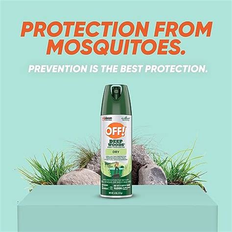 Off Deep Woods Insect Repellent Aerosol Dry Non Greasy Formula Bug Kate Minimalist