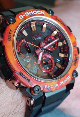 Casio G Shock Premium Limited Edition MTG 40th Anniversary Flare Red