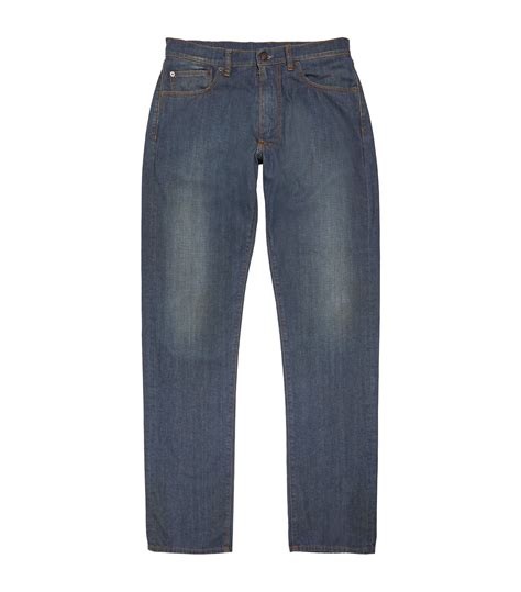 Mens Maison Margiela Blue Classic Straight Jeans Harrods Us