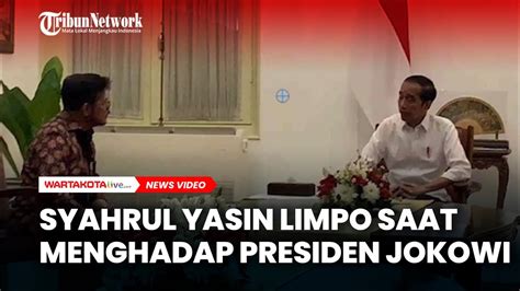 Ini Yang Disampaikan Syahrul Yasin Limpo Saat Menghadap Presiden Jokowi