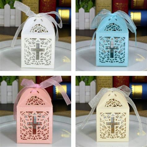 Cajas Caladas Para Velas Led Souvenir Bautismo Comunion Wedding Gifts