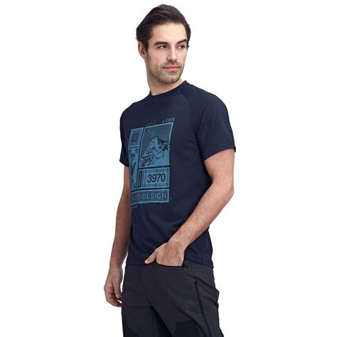 Mammut Mountain Short Sleeve T Shirt Blue Trekkinn