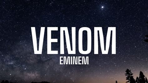 Eminem Venom Lyrics Tiktok Song Youtube