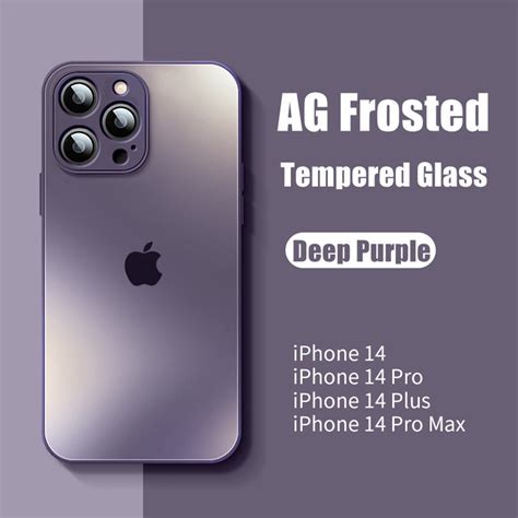 AG Capa De Vidro Fosco Temperado Para IPhone 14 Pro MAX 13 12 11 14