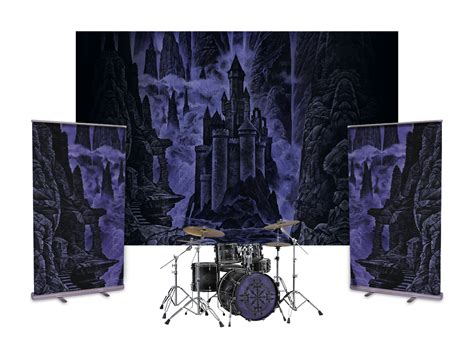 Band backdrop for stage | Vision® Backdrops Europe