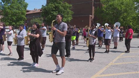 IPS All-City Marching Band prepares for AES 500 Festival Parade | wthr.com