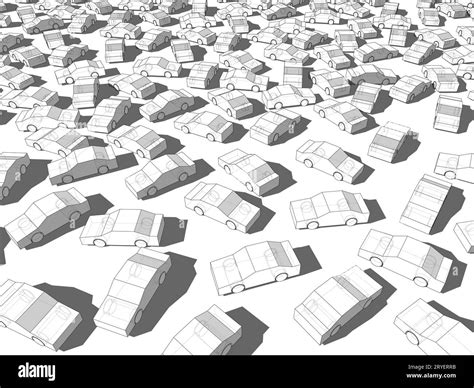 Traffic Chaos Black And White Stock Photos And Images Alamy