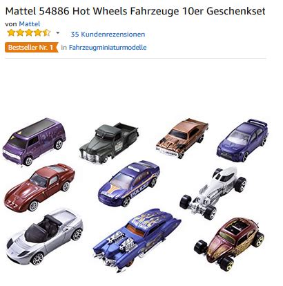 Hot Wheels Geschenkset Spielzeugautos Pfennigfuchs