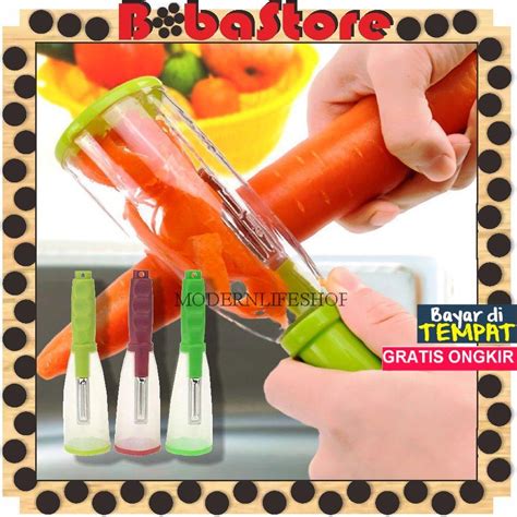 Jual Bobastore R Parutan Peeler Buah Sayur Dengan Tabung Sampah