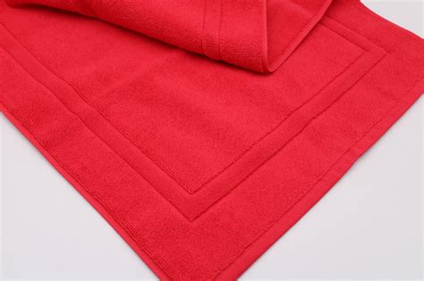 Tapis De Bain Rouge Gr M Ultra Absorbant