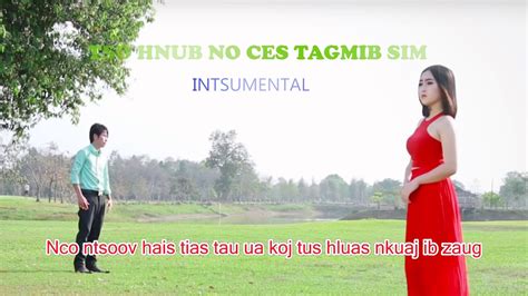 Tso Hnub No Ces Tag Ib Sim Instrumental Karaoke Youtube