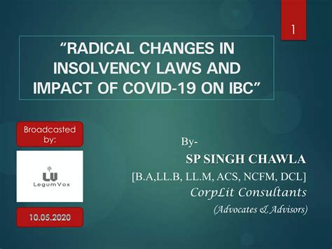 Radical changes in IBC laws | PPT