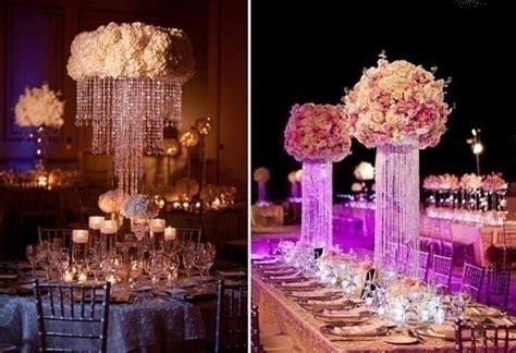 Ideas On How To Glam Up Your Wedding D Cor With Crystals Wedding