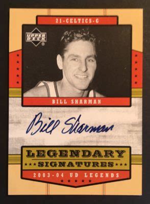 Bill Sharman - HOF BB Players