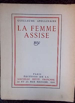 La Femme Assise By Apollinaire Guillaume Broch Le Cabinet D Amateur