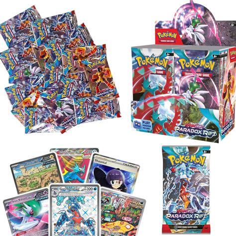 Karty Pokemon Kolekcjonerskie Mega Box Du Y Zestaw Paradox Rift