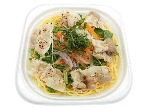 セブン イレブン 京みず菜と香味野菜の豚しゃぶおだしパスタの感想・クチコミ・カロリー・値段・価格情報【もぐナビ】