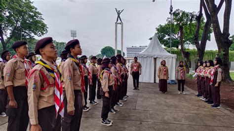 Pelantikan Penggalang Rakit Gerakan Pramuka Mts Negeri Jakarta