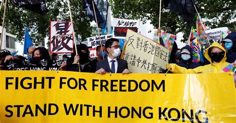 In One Year Hong Kong Arrests 117 People Under New Security Law R