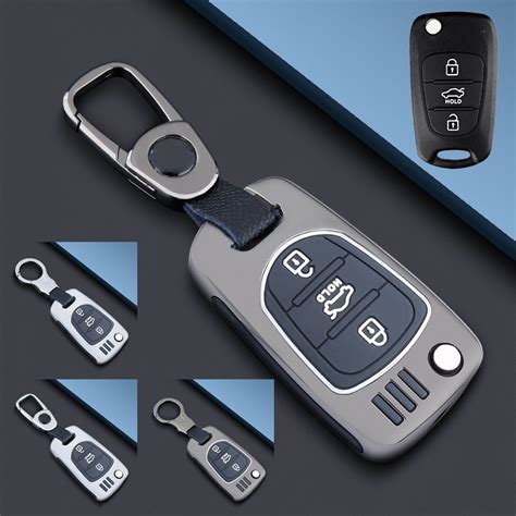 Zinc Alloy Silicone Car Key Fob Case Cover Bag For Kia Rondo Sportage