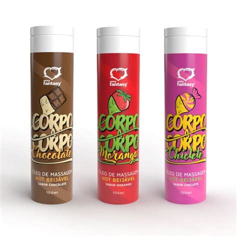Corpo A Corpo óleo De Massagem Hot Beijável ml Sexy Fantasy