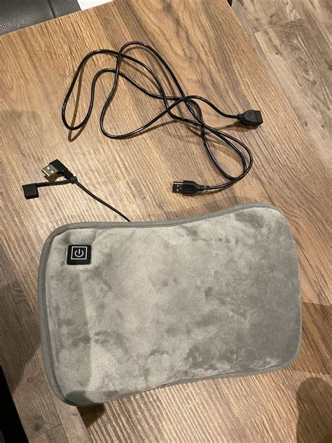 Rechargeable Hot Water Bottle Electric Hot Water Bottle With Plush Cover Soft And Warm