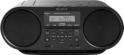 Sony ZS RS60BT Boombox Grabadora De Radio Con CD Y USB Bluetooth