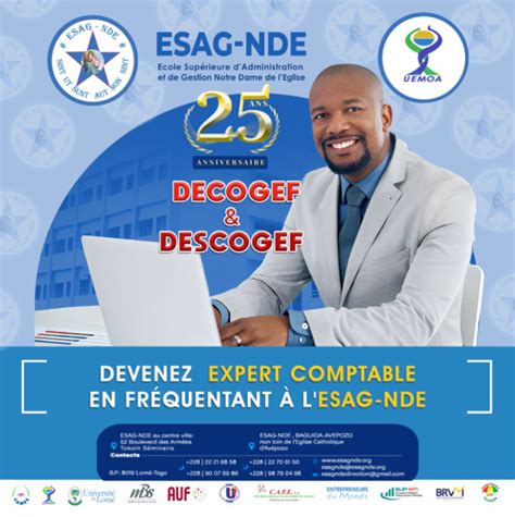 ESAG NDE ECOLE SUPERIEURE D ADMINISTRATION ET DE GESTION NOTRE DAME DE