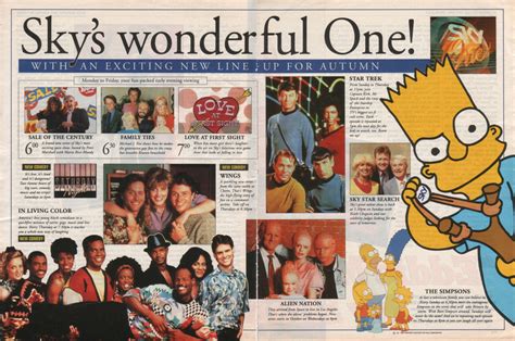 Sky TV Corporate Logo & Print Examples 1989 – 1991 | TVARK