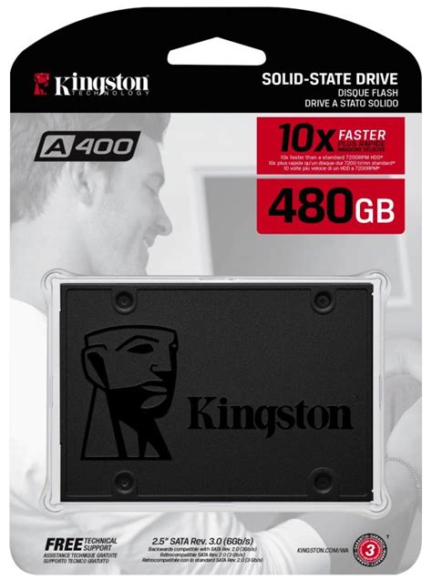 Unidad Ssd Kingston Ssdnow A Gb Lectura Mb S Escritura