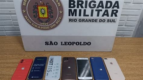 Brigada Militar de São Leopoldo prende dupla por furto de celular