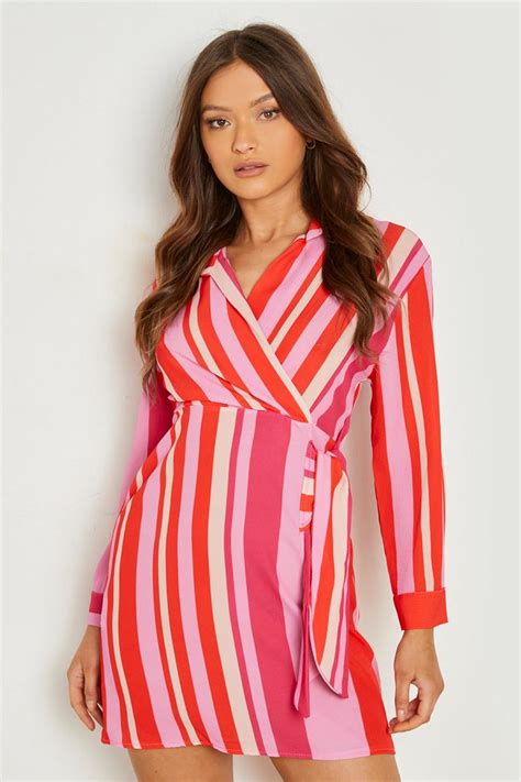 Wrap Dresses Wrap Dresses For Women Boohoo Usa