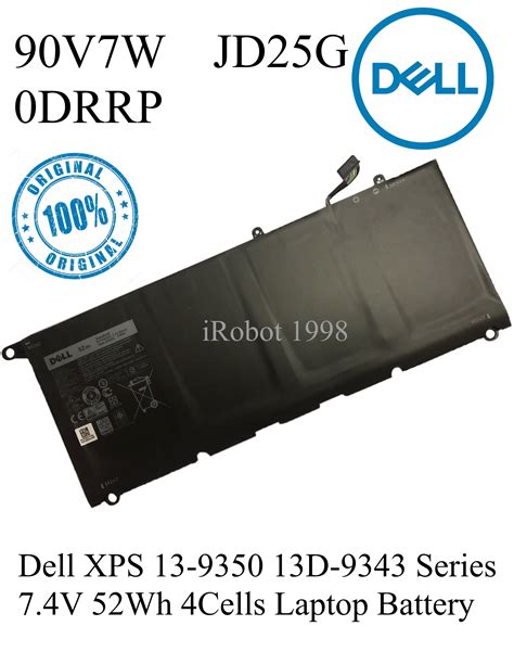 Original Dell Jd G Drrp P G V W For Xps D