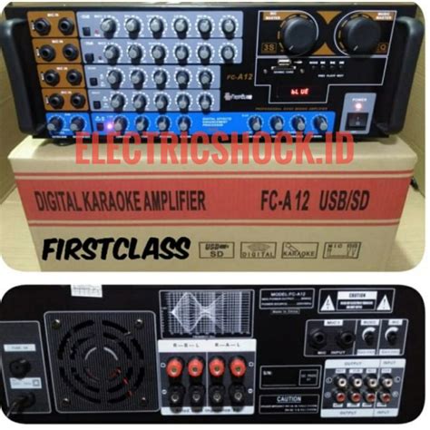 Jual Power Mixer Ampli Firstclass Fc A Fca Usb Digital Karaoke