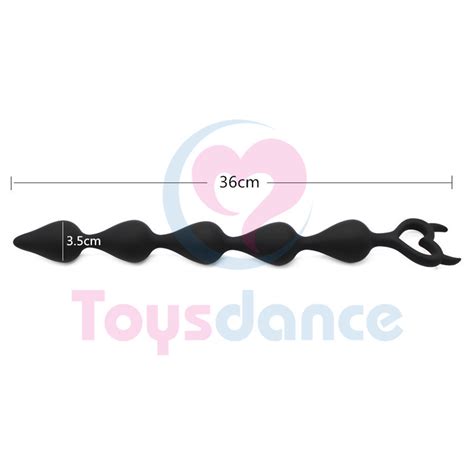 Toysdance 36 3 5cm Large Anal Balls Sex Toy Silicone Material Flexible Soft Butt Plug Beads