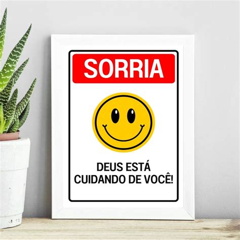 Quadro Cristão Sorria Jesus Te Ama Quadros Online