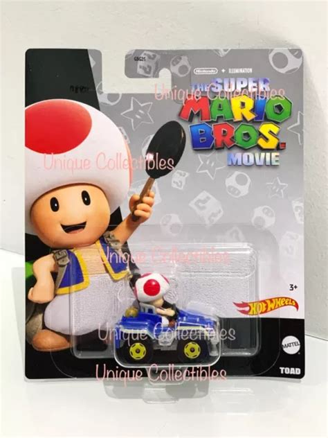 HOT WHEELS THE Super Mario Bros Movie Theatrical Toad Brand New 15 25 PicClick AU
