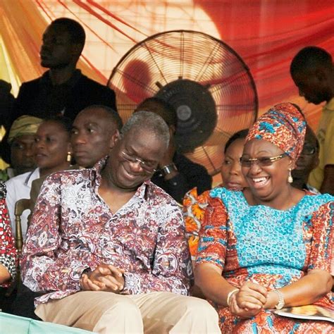 Gov Fashola And Wife Laughing So Hard During Yesterdays Lagos