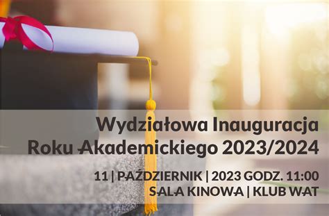 Wydzia Owa Inauguracja Roku Akademickiego Wydzia