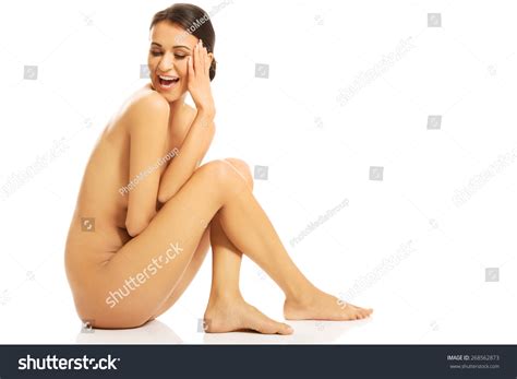 Nude Woman Laughing Looking Down Stock Photo Shutterstock