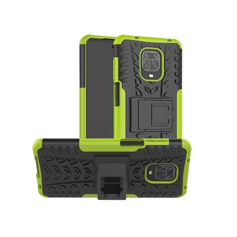 Odolný Obal Na Xiaomi Redmi Note 9s Armor Case 2v1 Motiv Černá