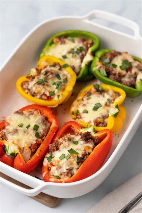 Stuffed Peppers Without Rice Recipe Diabetes Strong