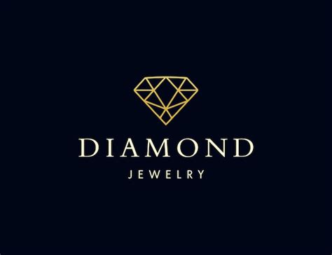 Premium Vector | Luxury diamond logo design for jewelry company