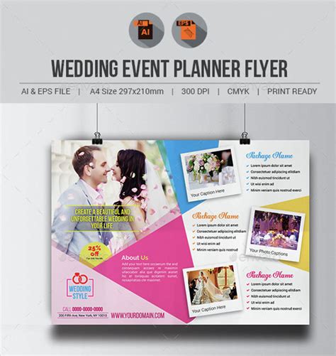 Free Event Planner Flyer Template Free Templates Printable